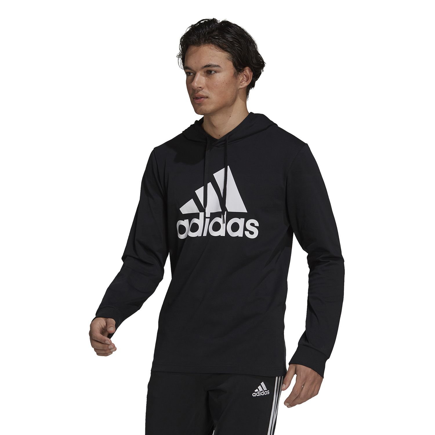 men's adidas jersey hoodie