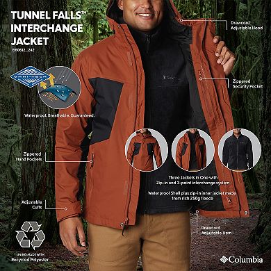 Men's Columbia Tunnel Falls Interchange Jacket