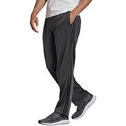 ADIDAS Essentials 3-Stripes Open Hem Mens Track Pants - NAVY