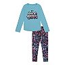 Girls 4-6X Under Armour Made Of Awesome Tee & Legging Set