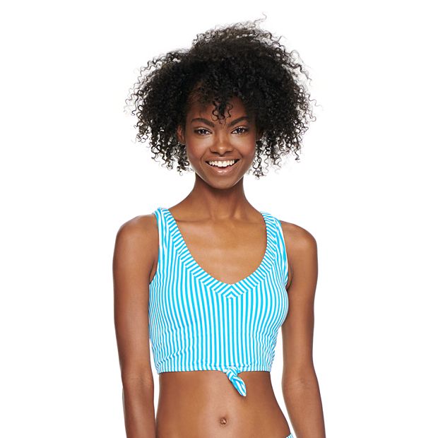 Knot hem 2024 bikini top