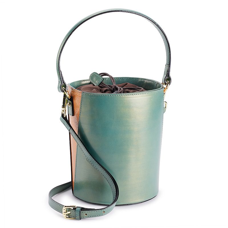 AmeriLeather Brenna Cylinder Handbag, Multicolor