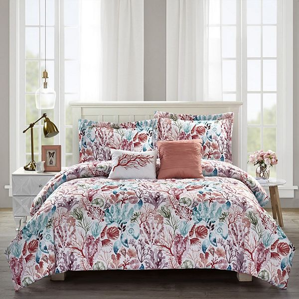 Coral Sea 5 Piece Comforter Set