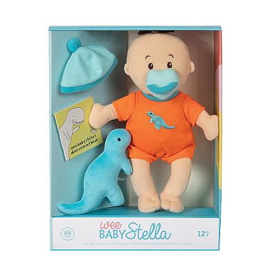 Manhattan Toy 12-Inch Wee Baby Stella Tiny Dino Soft Baby Doll Set