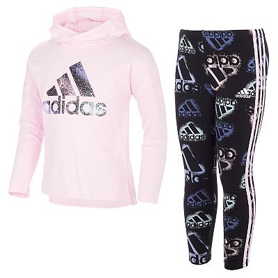 Girls adidas leggings set online