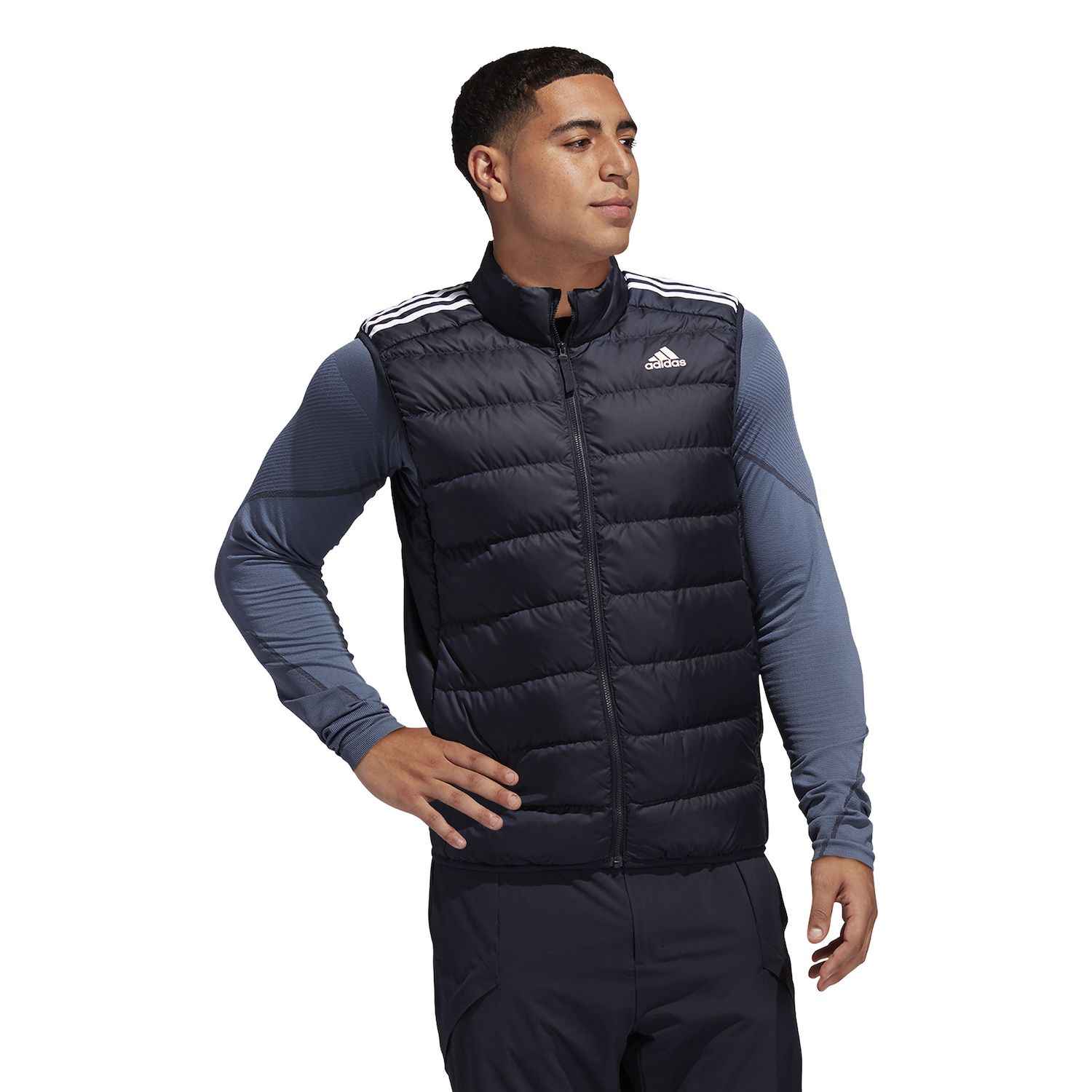 adidas essential down vest