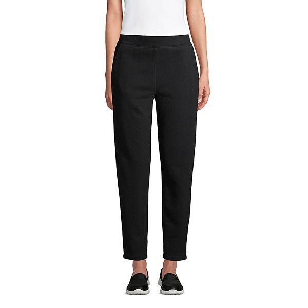 Lands' End Women's Petite Serious Sweats Ankle Jogger Pants - X