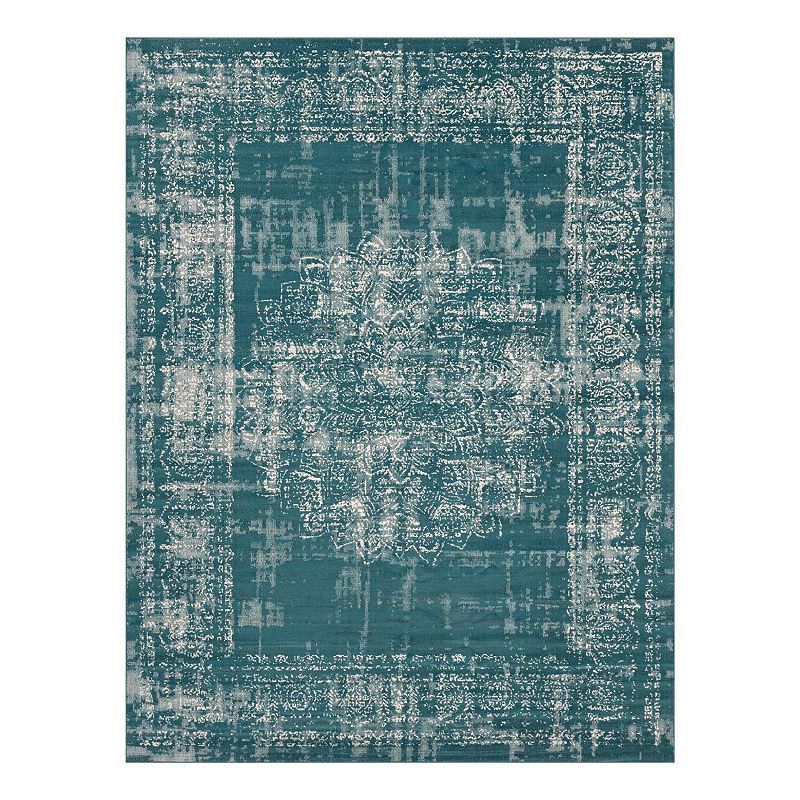 Unique Loom Traditional Aarhus Rug, Blue, 10X13 Ft