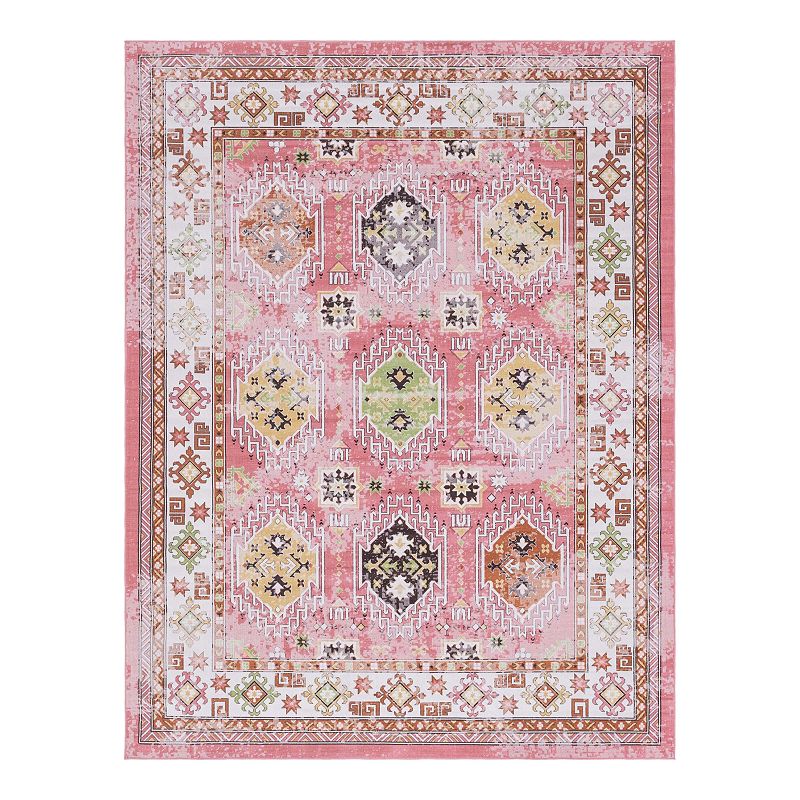 Unique Loom Southwestern Aarhus Rug, Pink, 10X13 Ft