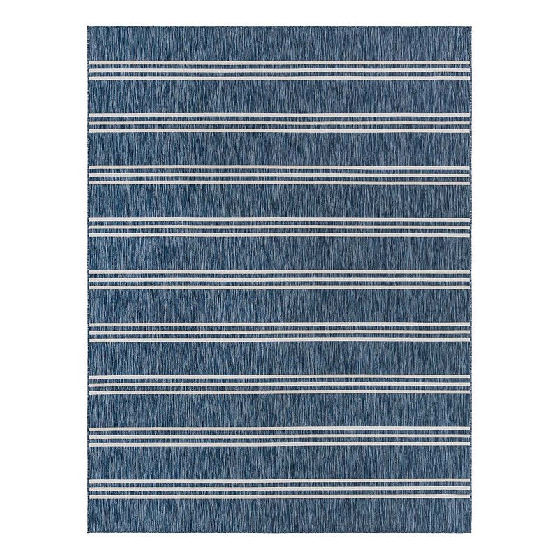 Jill Zarin Anguilla Indoor Outdoor Rug, Blue, 9X12 Ft