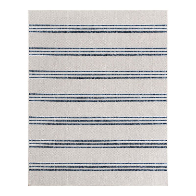 Jill Zarin Anguilla Indoor Outdoor Rug, White, 9X12 Ft