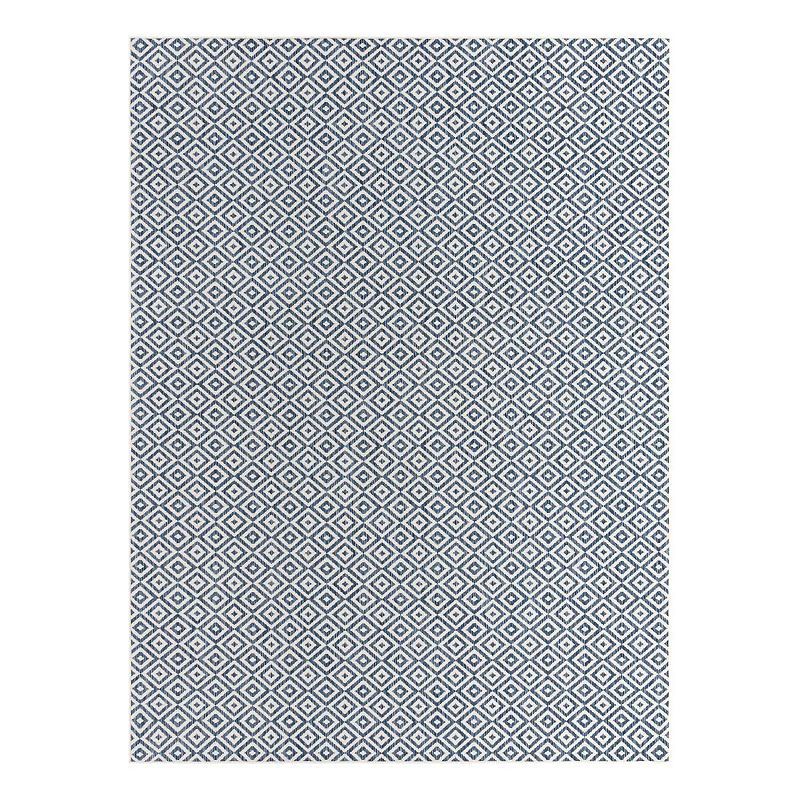 Jill Zarin Costa Rica Indoor Outdoor Rug, Blue, 6X9 Ft