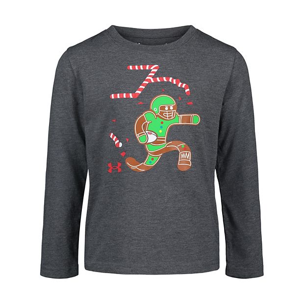 Boys under 2025 armour christmas shirt