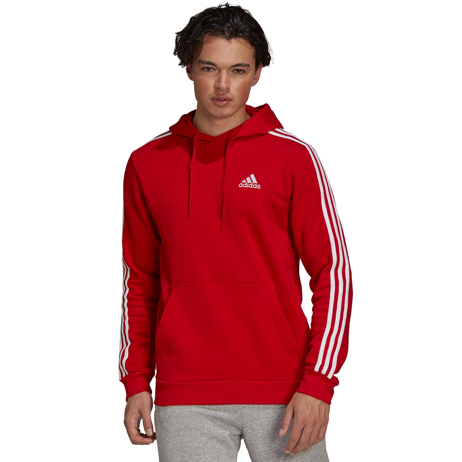 addidas red hoodie