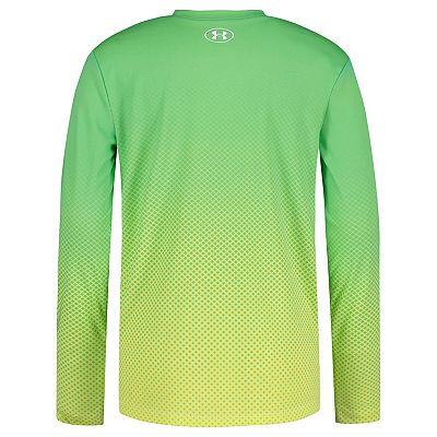 Boys 8-20 Under Armour Textured Gradient Logo Long Sleeve T-Shirt