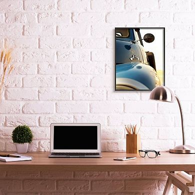 Stupell Home Decor Vintage Automobile Photo Black Framed Wall Art