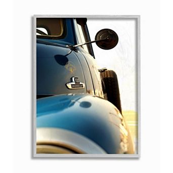 Stupell Home Decor Vintage Automobile Photo Gray Framed Wall Art