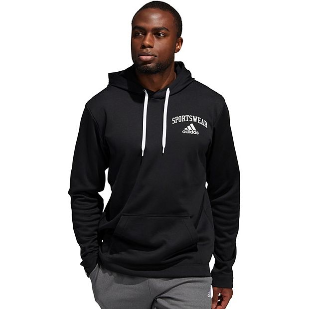 men's adidas game and go pullover fleece hoodie