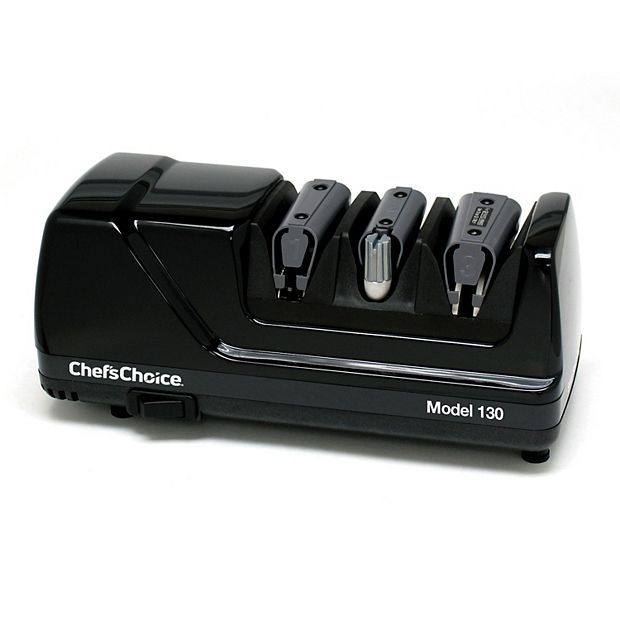 The 130 professional EdgeSelect electric knife sharpener is the