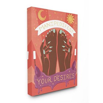 Stupell Home Decor Manipedifest Canvas Wall Art