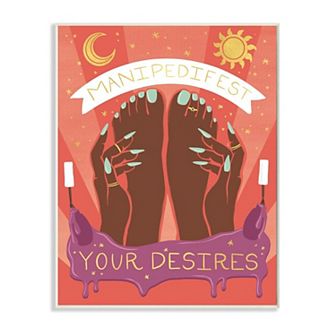 Stupell Home Decor Manipedifest Plaque Wall Art