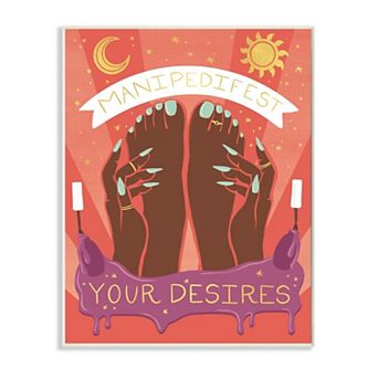 Stupell Home Decor Manipedifest Plaque Wall Art