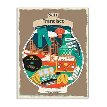 Stupell Home Decor San Francisco Collage Plaque Wall Art