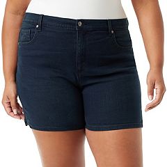 Gloria vanderbilt shorts hot sale with elastic waist