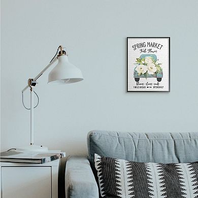 Stupell Home Decor Spring Market Truck Framed Wall Art