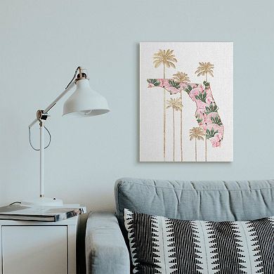 Stupell Home Decor Flamingo Florida Canvas Wall Art
