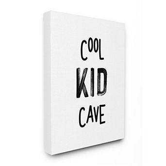 Stupell Home Decor Cool Kid Cave Canvas Wall Art