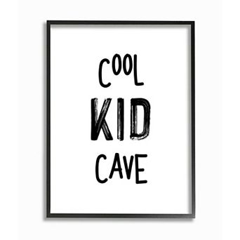 Stupell Home Decor Cool Kid Cave Framed Wall Art