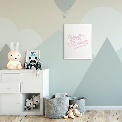Stupell Home Decor Girl Power Canvas Wall Art