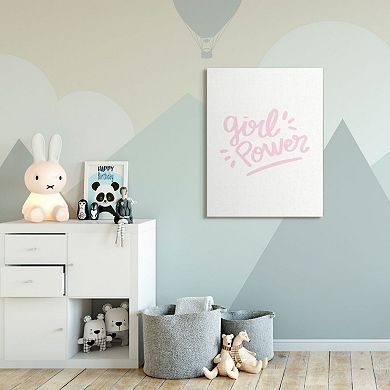 Stupell Home Decor Girl Power Canvas Wall Art