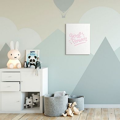 Stupell Home Decor Girl Power Canvas Wall Art