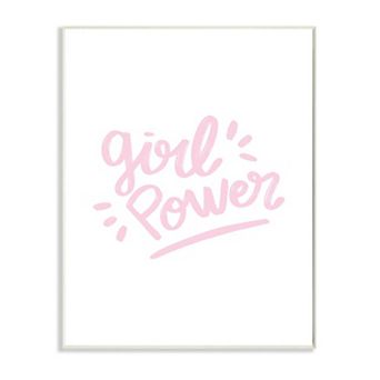 Stupell Home Decor Girl Power Plaque Wall Art