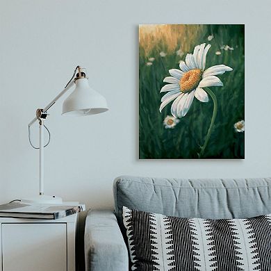 Stupell Home Decor Daisy Details in Field of Spring Flowers Canvas Wall Art
