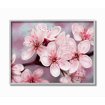 Stupell Home Decor Pink Cherry Blossom Framed Wall Art
