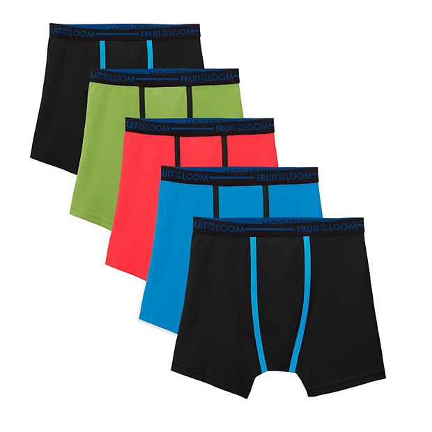 Fruit of the Loom Breathable Micro Mesh Boxer Briefs (3 Pair Pack) (Men)