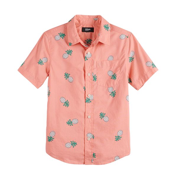 Boys 820 & Husky Urban Pipeline™ Short Sleeve Button Down Shirt