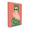Stupell Home Decor Female Glamour in Tropical Fashion Lip Cosmetic Wall Art