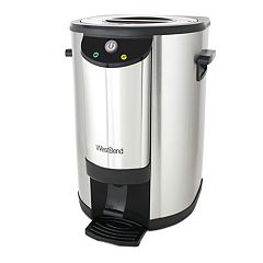 MegaChef 30 Cup Stainless Steel Coffee Urn in Silver