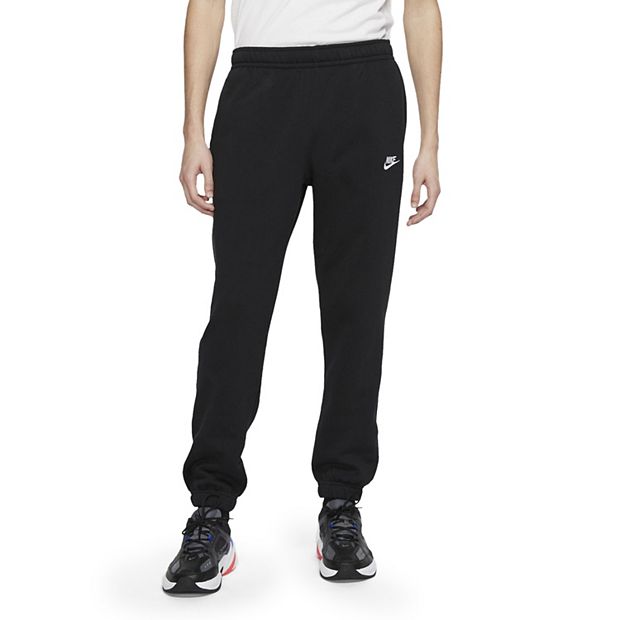  Nike Sportswear Club Men's Fleece Pants (Medium) Black