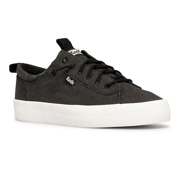 Keds Kickback Women's SlipOn Sneakers Black (5) BrickSeek