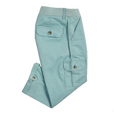 Petite Lee® Flex-To-Go Cargo Capri Pants
