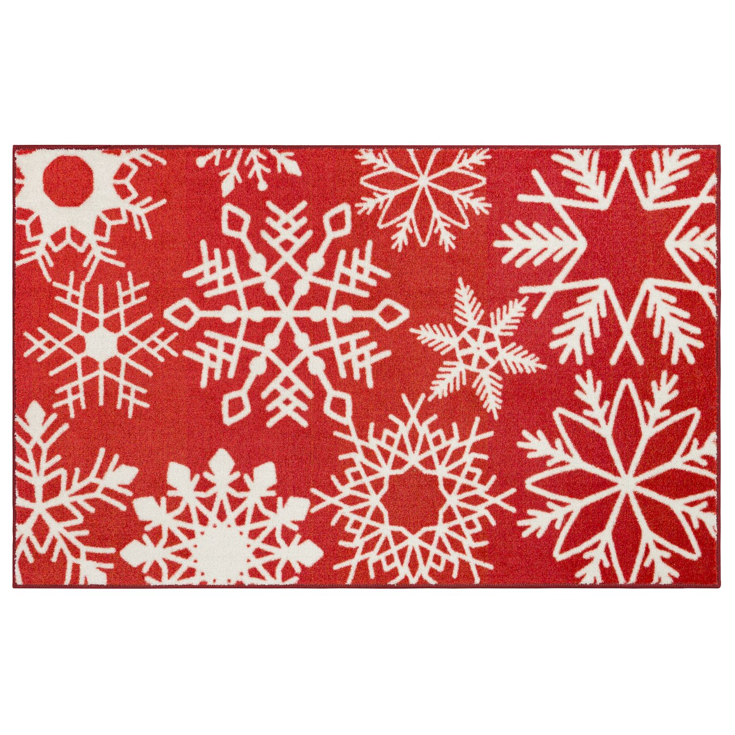 Barnwood Wonderland Christmas Accent Rug, 3x4