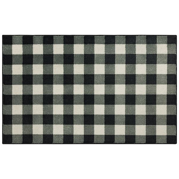 Mohawk® Home Prismatic Black Buffalo Check Rug
