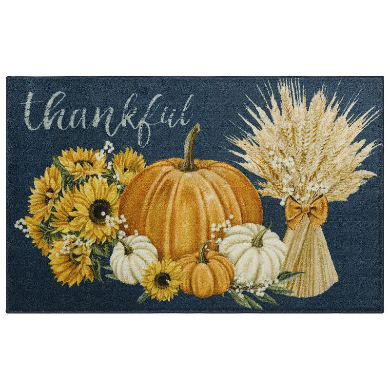 Mohawk Home Prismatic Thankful Harvest Rug, Blue, 2X3 Ft