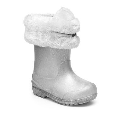 Stride Rite 360 Gecko Toddler Girls Faux Fur Snow Boots