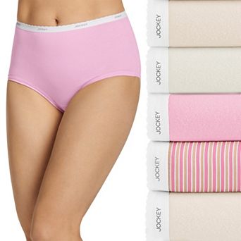 Women's Jockey® Classic 5-Pack Cotton Brief Panty Set 1743